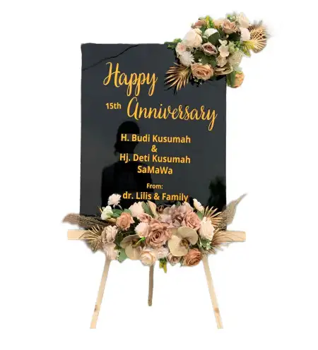 Papan Bunga Akrilik Mertak Tombok