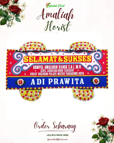Papan Bunga Ucapan Selamat Mertak Tombok