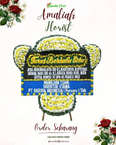 Papan Bunga Duka Mertak Tombok