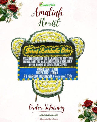 Papan Bunga Duka di Mertak Tombok