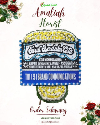 Papan Bunga Duka di Mertak Tombok